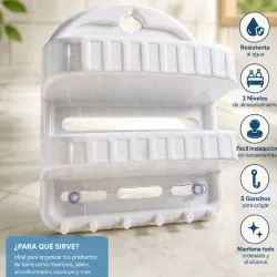 Organizador para baño