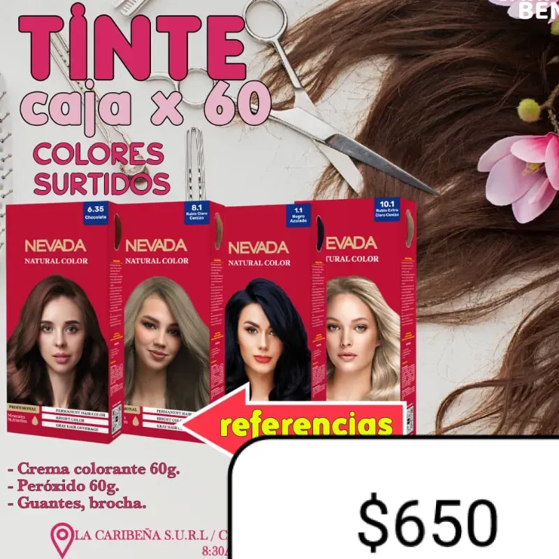 Tintes para el cabello 