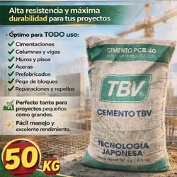 Cemento Gris TBV P400 (50 Kg)