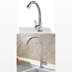 LLave de Ganso de cocina con entrada al mueble