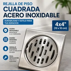 Rejilla de piso Cuadrada