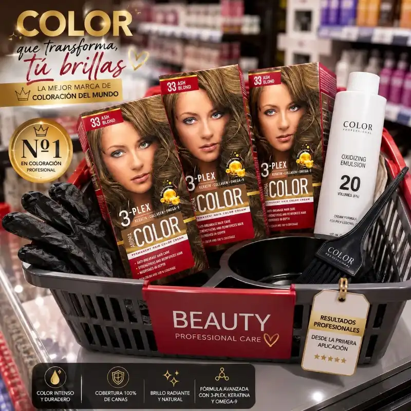Aroma Color 33 Ash Blond (Rubio Ceniza)