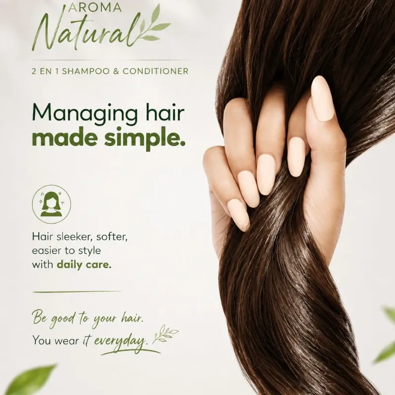 Aroma Natural 2 en 1 Shampoo & Conditioner