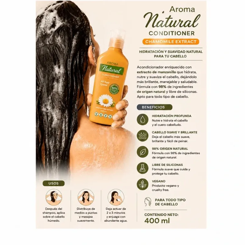 Aroma Natural Conditioner Chamomile Extract
