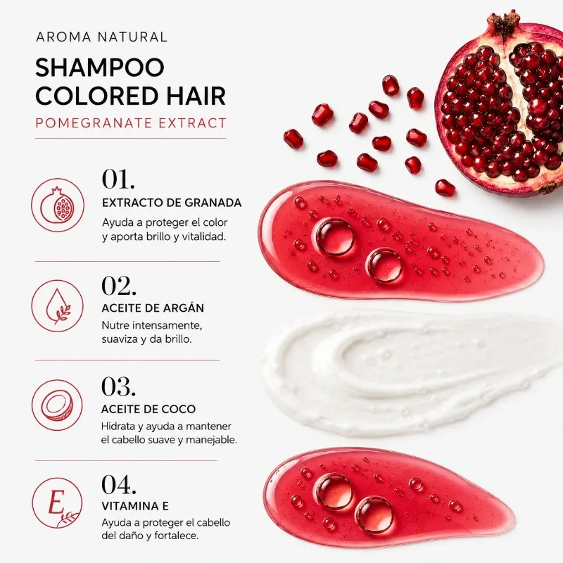Aroma Natural Shampoo Colored Hair