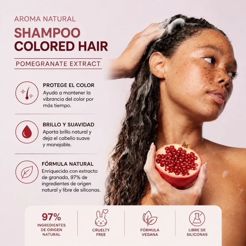 Aroma Natural Shampoo Colored Hair