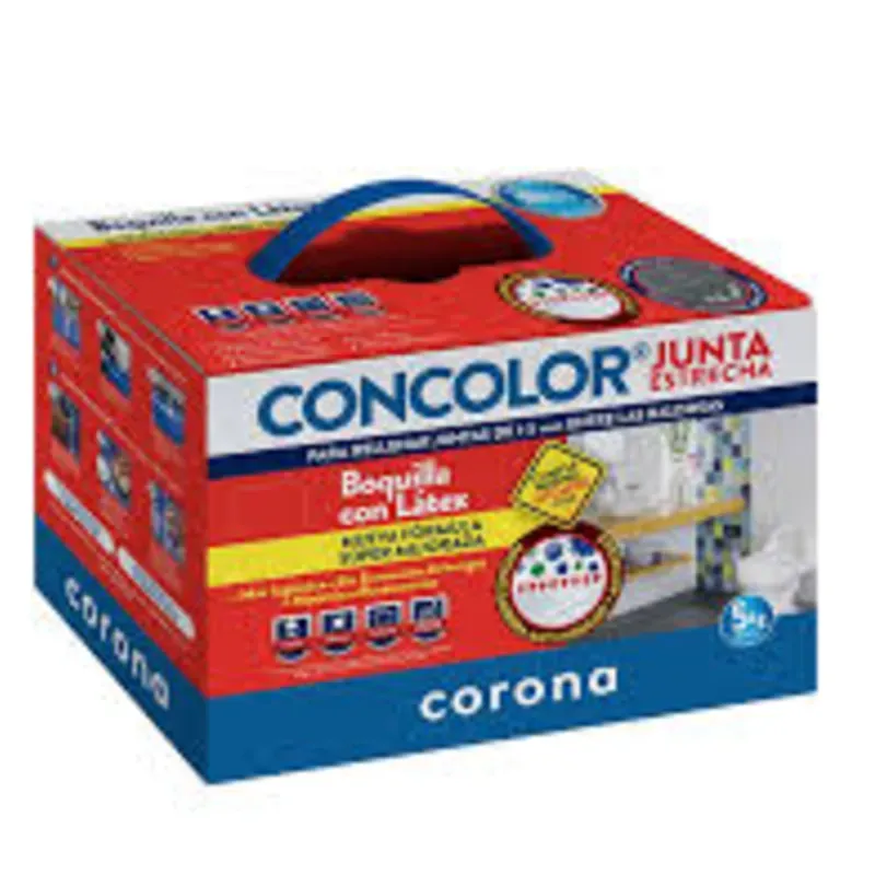 Cemento Blanco 5kg CONCOLOR JUNTA ESTRECHA  CORONA