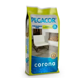 Cemento cola Pegacor porcelánico CORONA 25kg