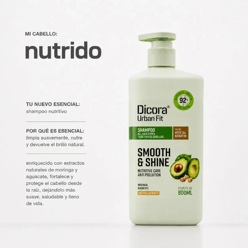 Dicora Urban Fit Smooth & Shine Shampoo