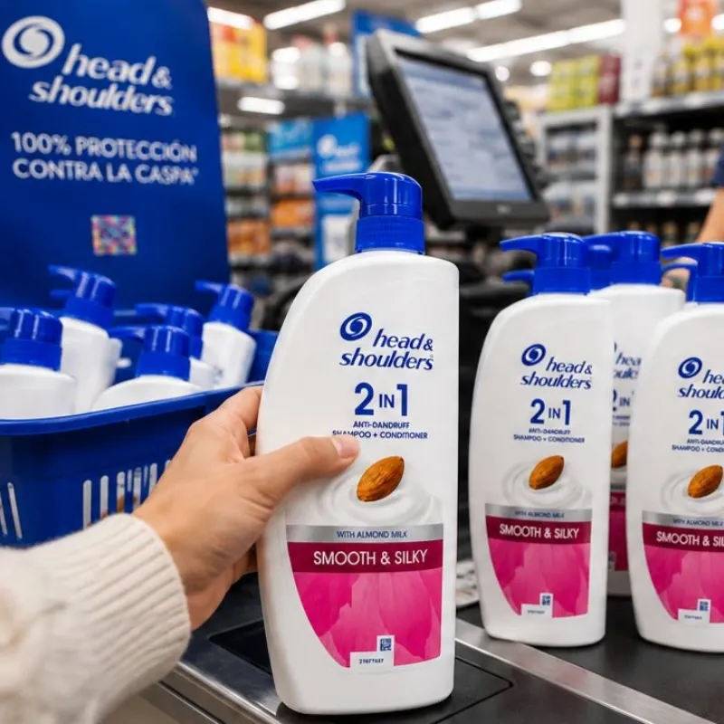 Head & Shoulders 2 en 1 Smooth & Silky con Leche de Almendras