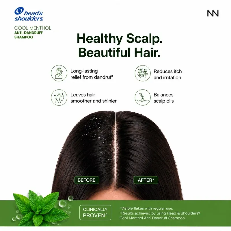 Head & Shoulders Cool Menthol Shampoo Anticaspa
