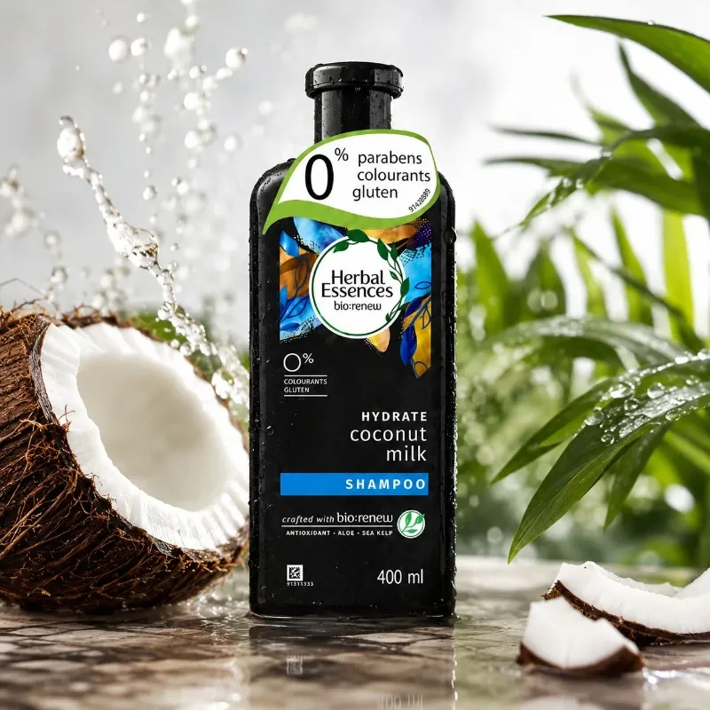 HERBAL ESSENCES BIO:RENEW HYDRATE COCONUT MILK SHAMPOO