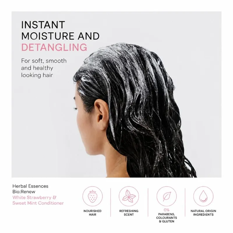 Herbal Essences Bio:Renew White Strawberry & Sweet Mint Conditioner