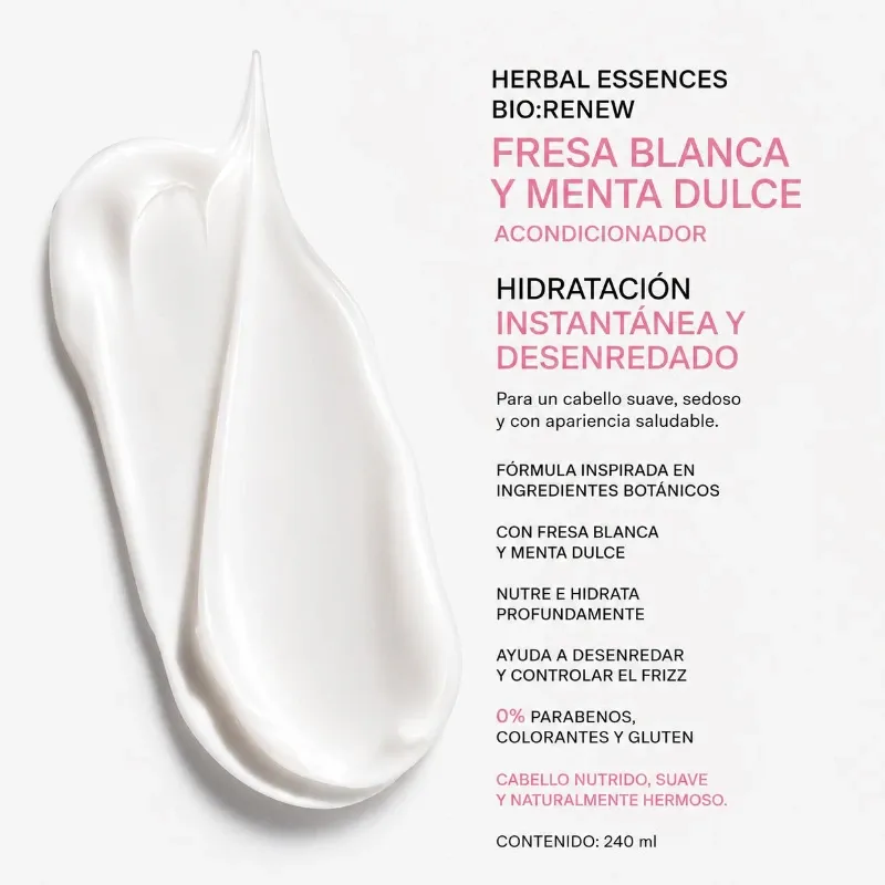 Herbal Essences Bio:Renew White Strawberry & Sweet Mint Conditioner