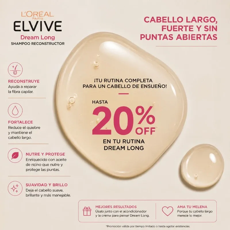 L’Oréal Paris Elvive Dream Long Shampoo Reconstructor