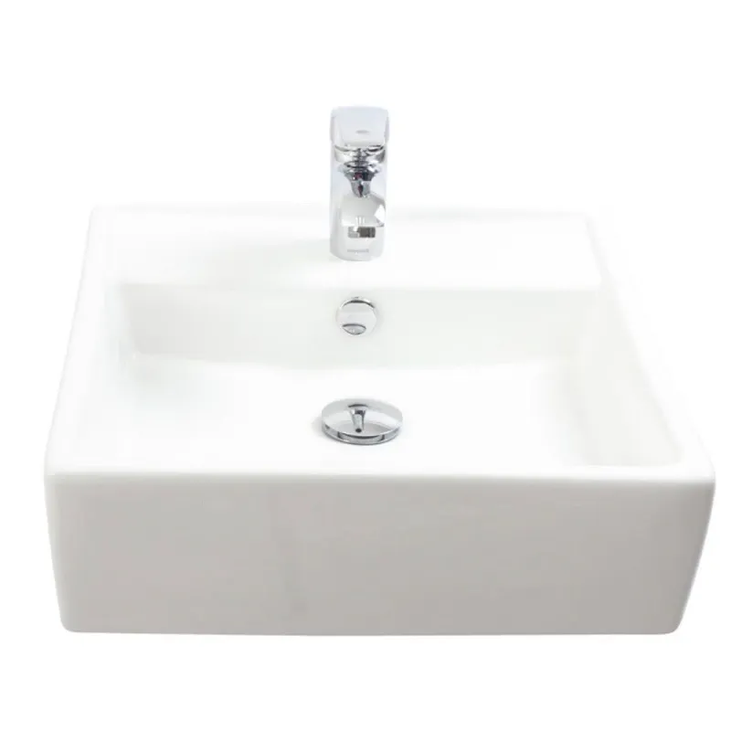 Lavamanos Vessel Razionale Blanco + Desagüe