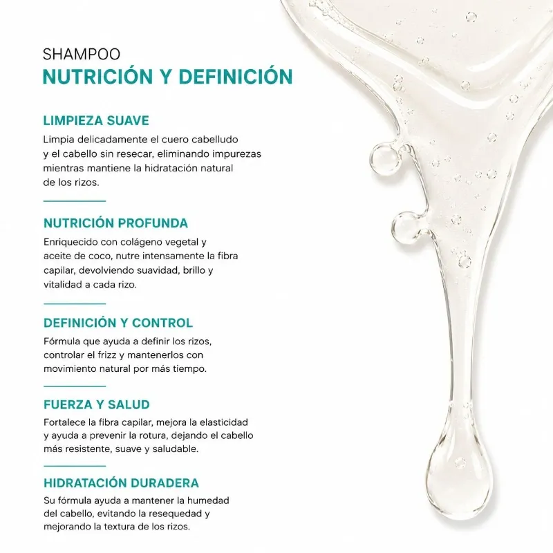 Oh My! Ninguém Segura Esse Cacho! Shampoo Nutrição e Definição