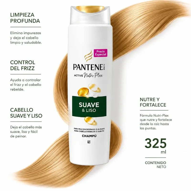 Pantene Pro-V Active Nutri-Plex Suave & Liso Champú