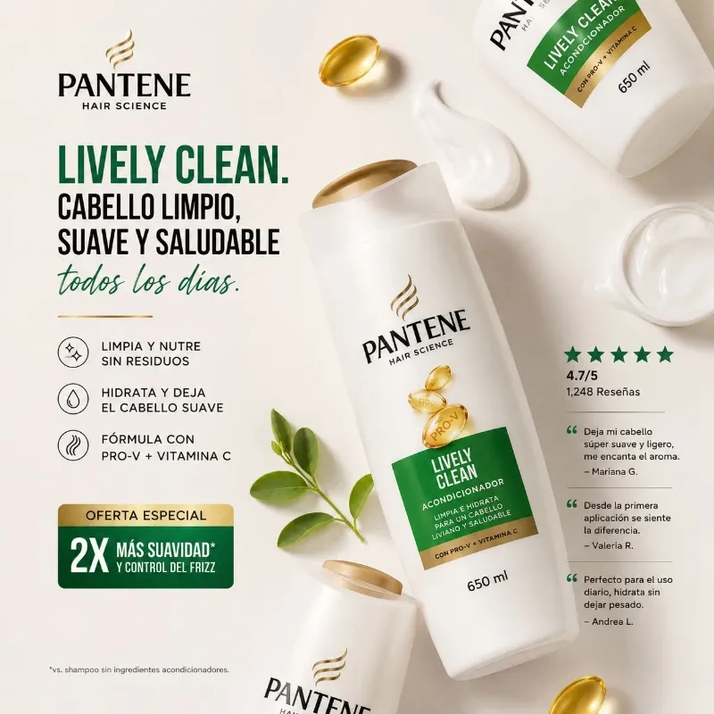 Pantene Pro-V Silky Smooth Shampoo