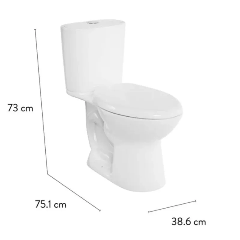 Sanitario Aluvia Plus Alongado Blanco