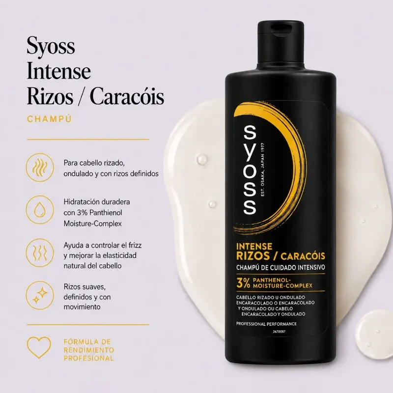 Syoss Intense Rizos / Caracóis Champú
