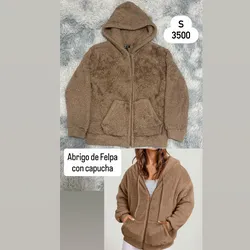 Abrigo de felpa