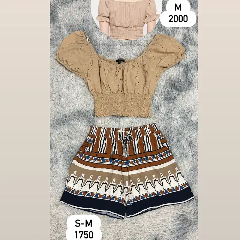 Blusa y short