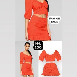 Conjunto Blusa Top - Saya