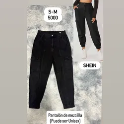 Pantalón de Mezclilla Cargo