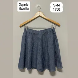 Saya de mezclilla