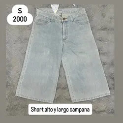 Short de mezclilla largo