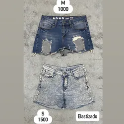 Shorts de mezclilla