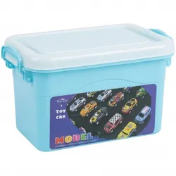 Caja con carritos pequeños