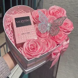 Caja Corazón con Rosas Eternas 2