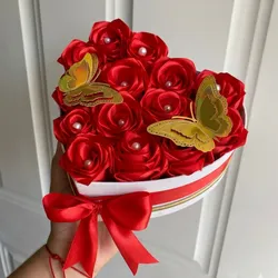 Caja Corazón de Rosas Eternas