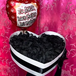Caja Corazón con Globo 