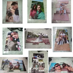 Cuadro tríptico de lienzo 