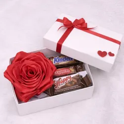 Mini Cajita con Rosa Eterna