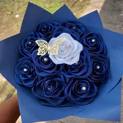 Ramo de 12 Rosas Eternas con Agregos