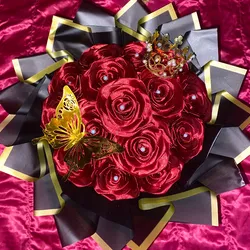 Ramo de 15 Rosas Eternas con Agregos