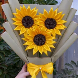 Ramo de 3 Girasoles Eternos