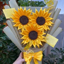 Ramo de 3 girasoles eternos