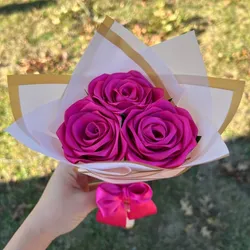 Ramo de 3 Rosas Eternas 