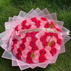 Ramo de 50 Rosas Eternas con Agregos