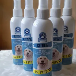 Spray desodorante para mascotas