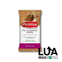 Toallitas húmedas para mascotas – 40 unidades