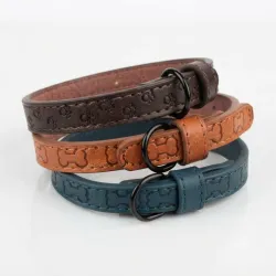 Collar pequeño de cuero