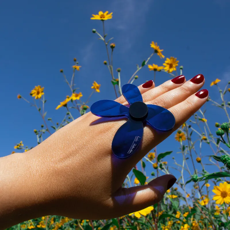 ANILLO POPPY TRANSICIÓN TRANSPARENTE 