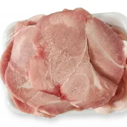 Charola de bistec de cerdo