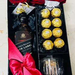 Caja de regalo Rosa’s y black label 